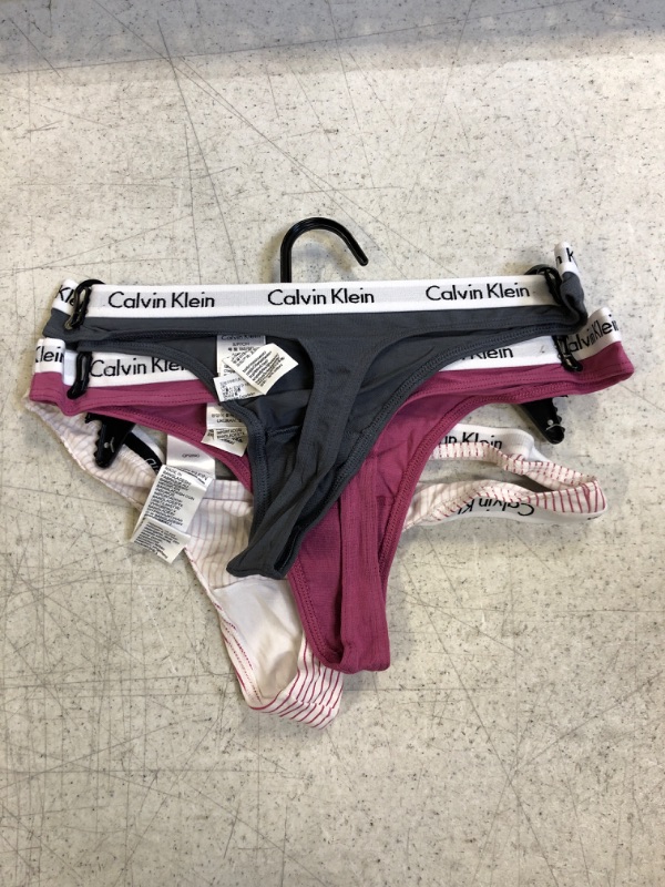 Photo 1 of 3 PACK CALVIN KLEIN THONGS SIZE S