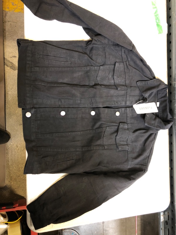 Photo 1 of BLACK JEAN JACKET SIZE M