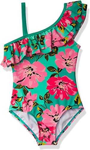 Photo 1 of Kanu Surf Girls' Morgan Floral Ruffle 1-Shoulder 1-Piece Swimsuit
SIZE 7