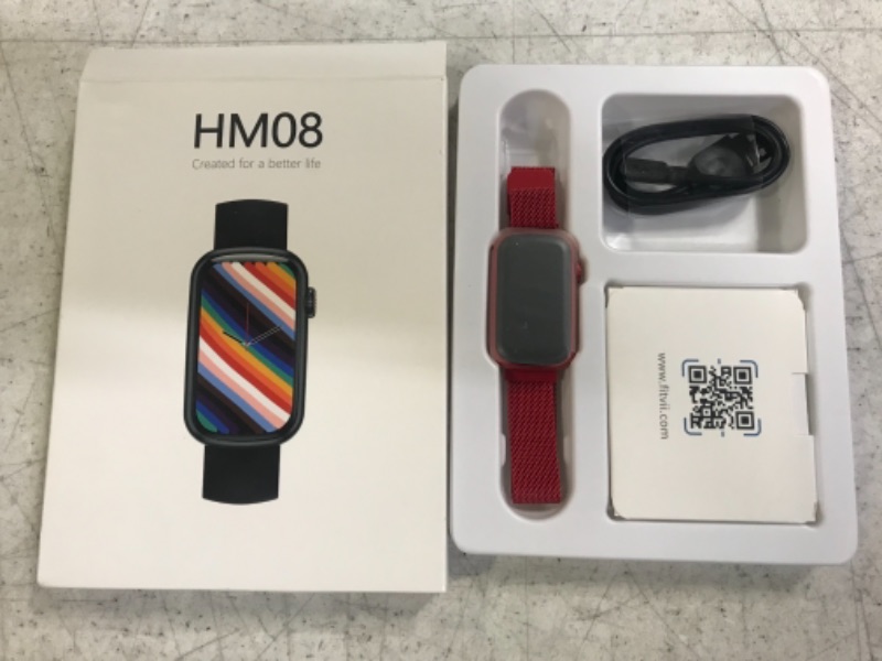 Photo 1 of FITVII HM08 FITNESS TRACKER WATCH / COLOR RED