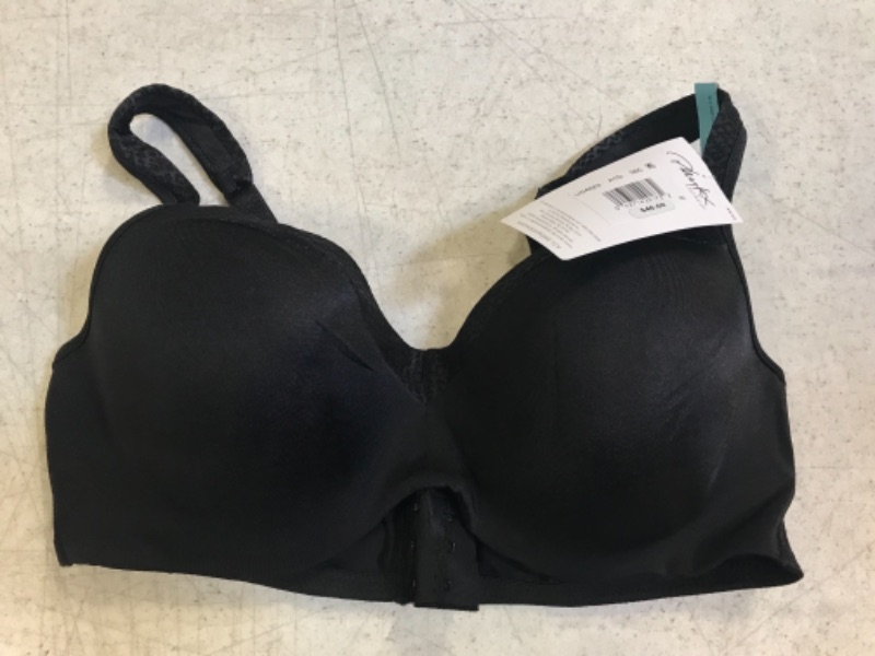 Photo 2 of 38C  - Playtex Women's Secrets Underwire Coverage Balconette T-Shirt Bra for Full Figures Real Black