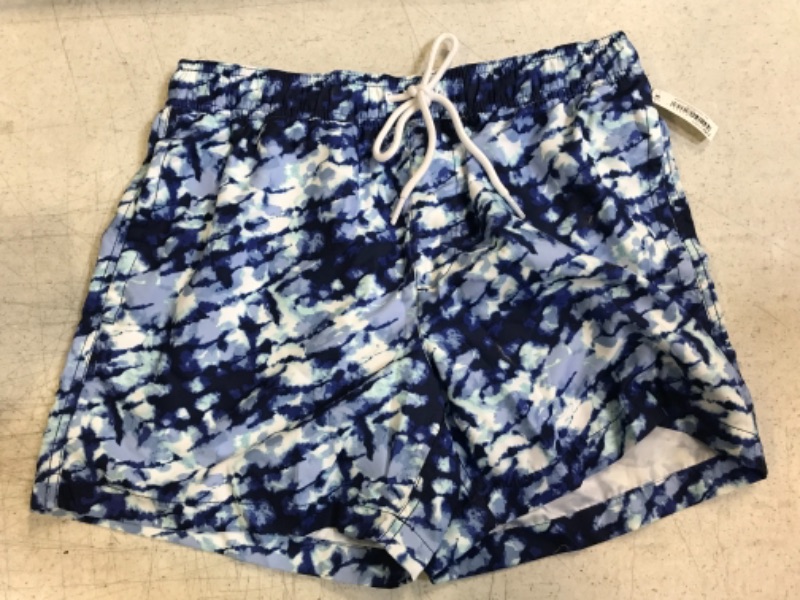 Photo 2 of 32W - Amazon Essentials Men's Board Shorts Swim Trunks Navy, Tie Dye