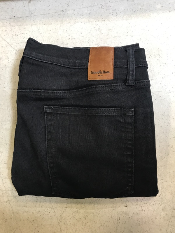 Photo 2 of 34W x 32L  - Levi's Men's 511 Slim Fit Jeans (Regular and Big & Tall) Standard Black 3d Washed (Waterless)