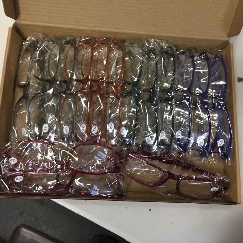 Photo 1 of 15 PCS Reading Glasses Lightweight Flexible Men Women Spring Hinge Glasses for Reading Computer Readers 250DEGREE
