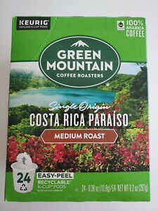 Photo 1 of 24 GM COSTA RICA PARAISO Coffee K cups Keurig Sweet Exotic Medium Roast Kosher
