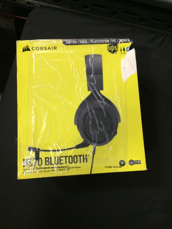 Photo 6 of Corsair HS70 Wired Gaming Headset with Bluetooth - ITEM IS DIRTY -