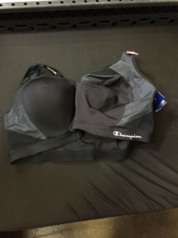 Photo 1 of Champion Women's Mesh Racerback Bra, Sports Bra with Max Support for Women, Moisture-Wicking Athletic Sports Bra - 42DD -
