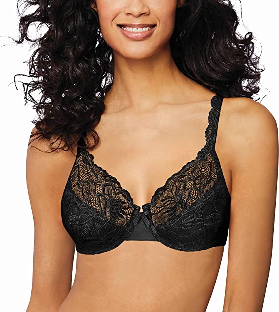 Photo 1 of Bali Lace Desire Underwire Bra, Full-Coverage Lace Bra with Underwire Cups - 42D -