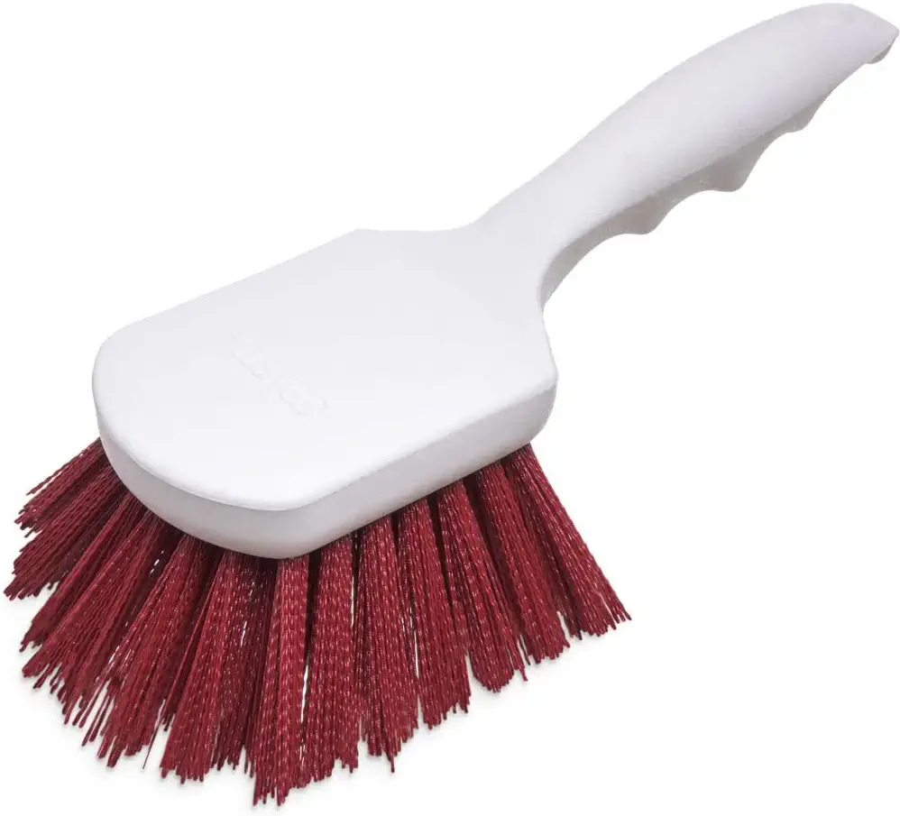 Photo 1 of Carlisle 4054105 Sparta Spectrum 8" Red Utility Scrub Brush
