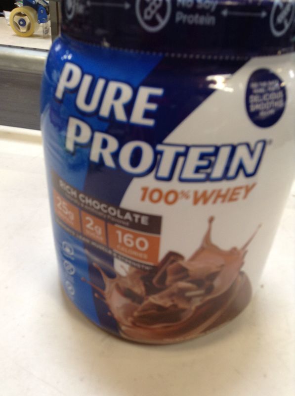 Photo 2 of 100% Whey Protein Shake Powder Rich Chocolate---factory sealed---exp date 05-2022