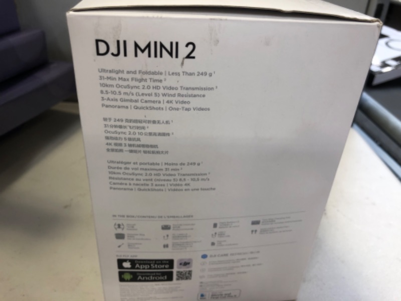 Photo 4 of DJI Mini 2 Fly More Combo Drone-----new item factory sealed -- dirty package during shipping