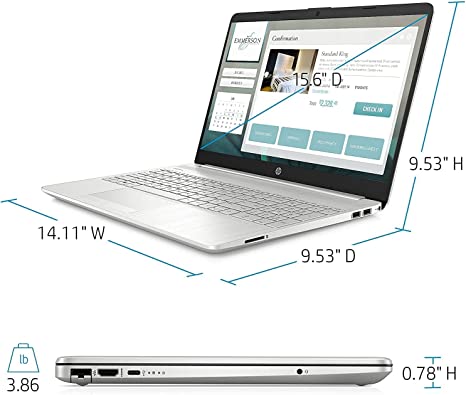 Photo 2 of 2022 Newest HP 15.6" HD Touchscreen Laptop, 11th Gen Intel Core i5-1135G7 Up to 4.2 Ghz, Intel Iris Xe Graphics, Backlit Keyboard, HDMI,Webcam, Win10 +CUE Accessories (16GB RAM | 512GB SSD)