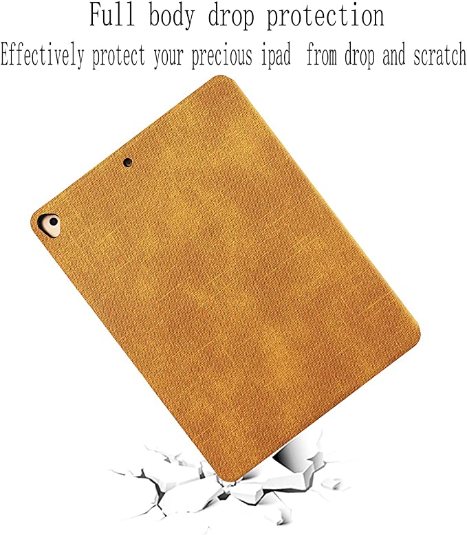 Photo 1 of ACdream Case for New iPad 8th Gen (2020) / 7th Generation (2019) 10.2 Inch with Pencil Holder, Premium PU Leather Slim Cover with Auto Wake/Sleep Feature for iPad Air 3 10.5 / iPad Pro 10.5, Brown * FACTORY SEALED 
