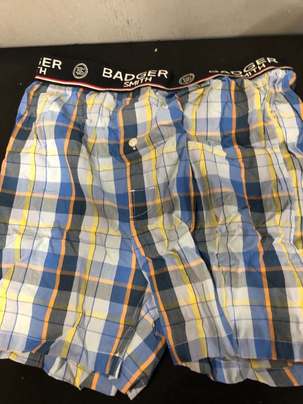 Photo 3 of Badger Smith Men's 5 - Pack and 3 - Pack 100% Cotton Checks Multicolor Boxer Shorts - S 