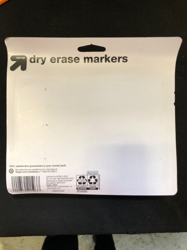 Photo 3 of 10pk Chisel Tip Dry Erase Markers - up & up™

