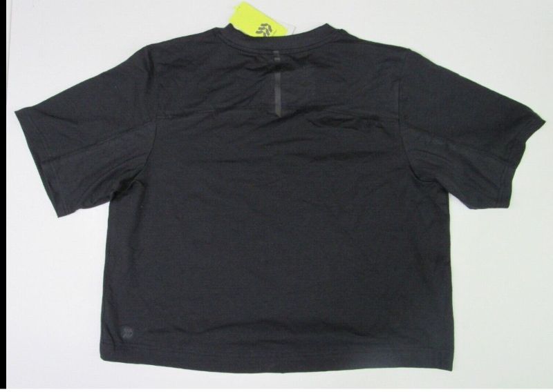 Photo 2 of 
Women's Supima Cotton Short Sleeve Boxy Fit Top - All in Motion Black Size S- 2 shirt 
