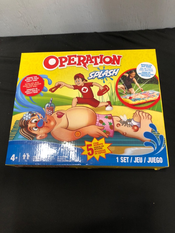 Photo 1 of Hasbro Operation Splash Game by WowWee FACTORY SEALED
