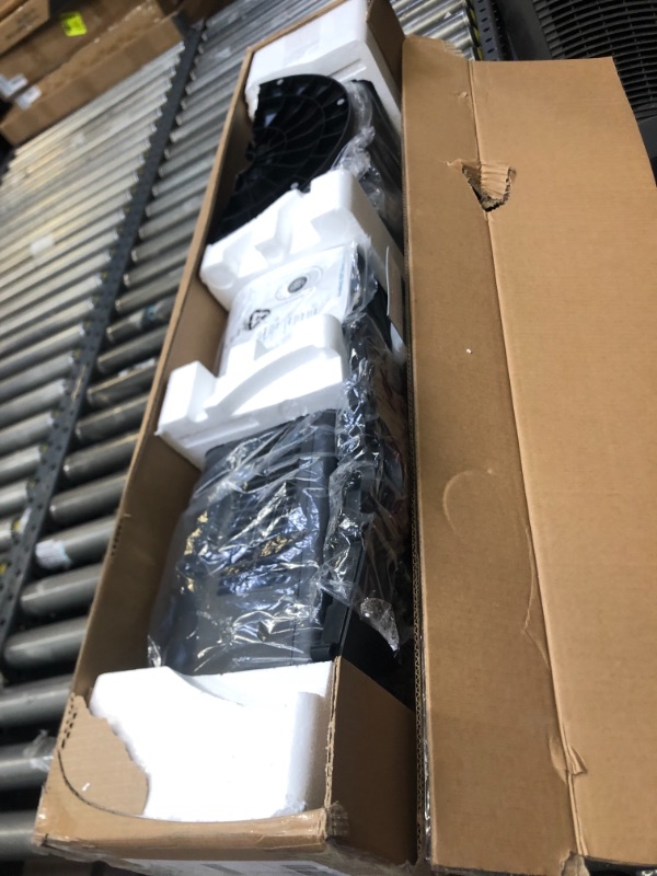 Photo 3 of Dreo Cruiser Pro T1 Tower Fan, Box Packaging Damaged, Moderate Use, Scratches and Scuffs Found on Item, Item turns on and Blows Air