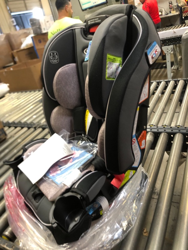 Photo 5 of Graco - Slimfit All-in-One Convertible Car Seat, Darcie, Box Packaging Damaged, Moderate Use, Scratches and Scuffs on item, Missing Parts, Missing Cup Holders. 