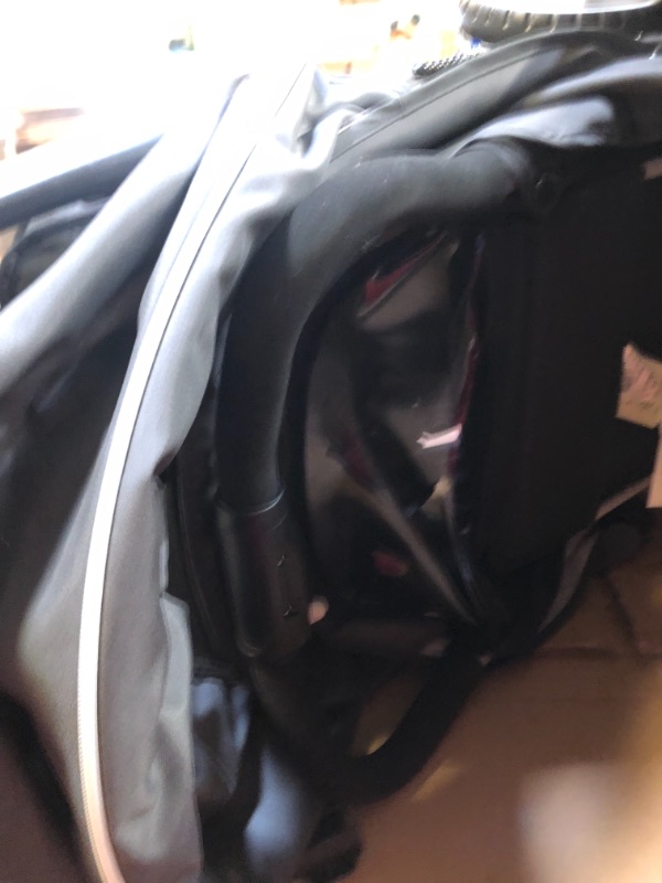 Photo 12 of Graco DuoGlider Click Connect Stroller, Glacier, Box Packaging Damaged, Moderate Use, Scratches and Scuffs on item, Missing Parts, Dirty from Previous Use, Hair Found on Item 
