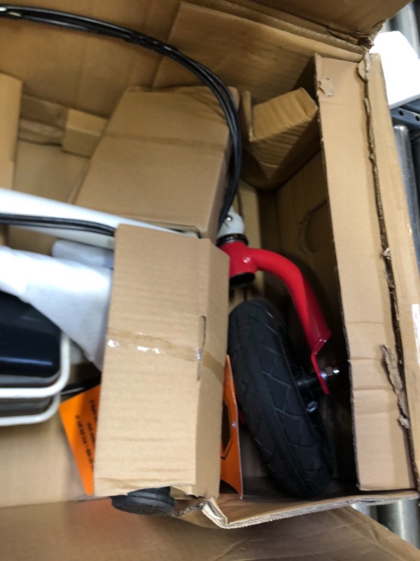 Photo 6 of Razor - E200 Electric Scooter, Box Packaging Damaged, Moderate Use, Scratches and Scuffs on item, Missing Parts, Did Not turn on, Missing Charger. 