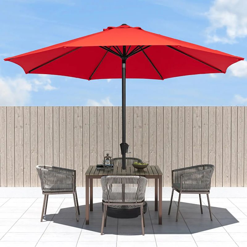 Photo 1 of 10ft Patio Umbrella Outdoor Market Table Umbrella