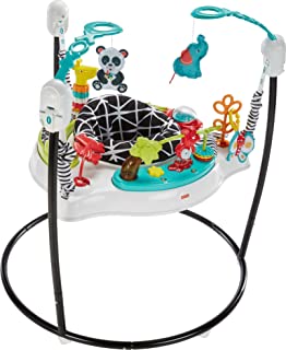 Photo 1 of Fisher-Price Animal Wonders Jumperoo, White, Box Packaging Damaged, Moderate Use, Scratches and Scuffs Found on item, Missing Hardware, and Parts
