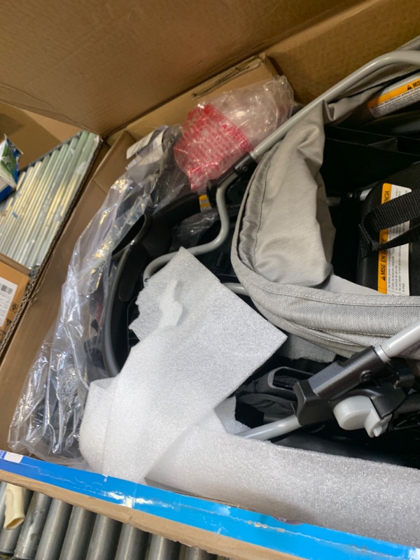 Photo 7 of Graco - Ready2Grow 2.0 LX Double Stroller, Clark, Box Packaging Damaged, Moderate Use, Scratches and Scuffs on Item, Missing Parts and Some Hardware, Dirty From Previous Use