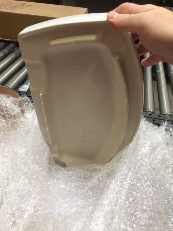 Photo 4 of American Standard 735121-400.020 Cadet Toilet Tank Cover - White, Box Packaging Damaged, Moderate Use, Scratches and Scuffs on Item,
