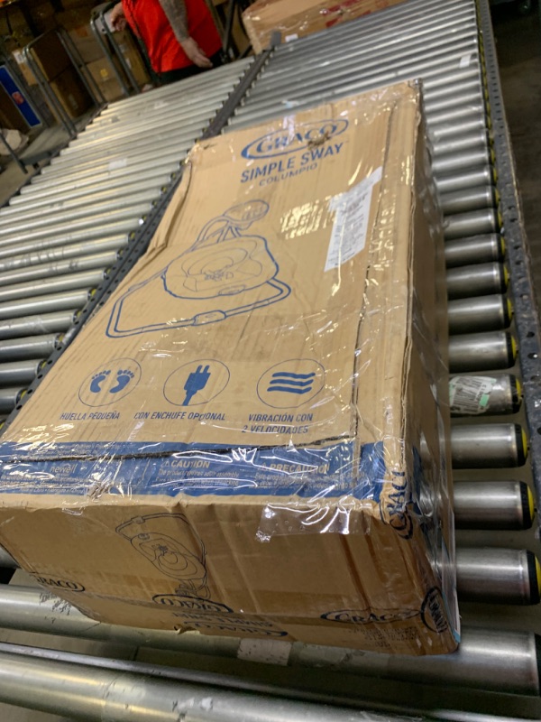 Photo 1 of Graco® Simple Sway™ Swing, Ivy, Box Packaging Damaged, Moderate Use, Scratches and Scuffs Found on Item, Missing Parts, Missing Hardware, Selling for Parts

