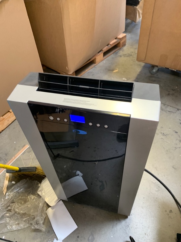 Photo 7 of 14,000 BTU Portable Air Conditioner with Dehumidifier and Remote, No Box Packaging, Moderate Use, Scratches and Scuffs Found on Item, Item Turns on and Blows Air