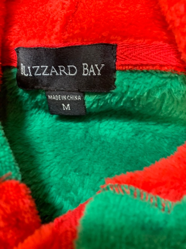 Photo 2 of Blizzard Bay mens Blizzard Bay Men's Ugly Christmas Romper, Size M, Minor Use
