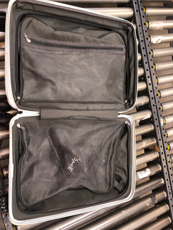Photo 4 of **ONLY 1 SUIT CASE***GinzaTravel 3-Piece Expandable Hard Luggage Sets ,20"+24"+28" Large Capacity Travel Suitcase Bag for Trip Business,-----ONLY 20" --------minor damage due to usage ------zipper broken 