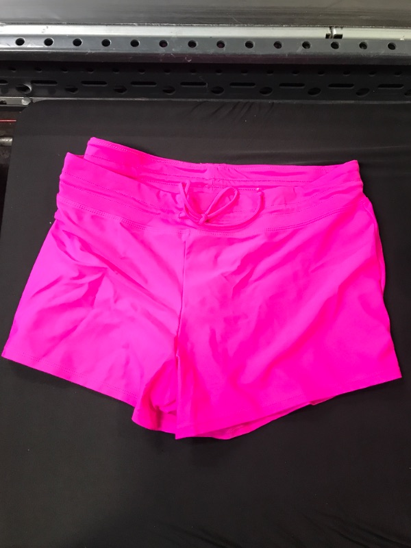 Photo 2 of Aleumdr Women's Waistband Swimsuit Bottom Boy Shorts Swimming Panty - size XL