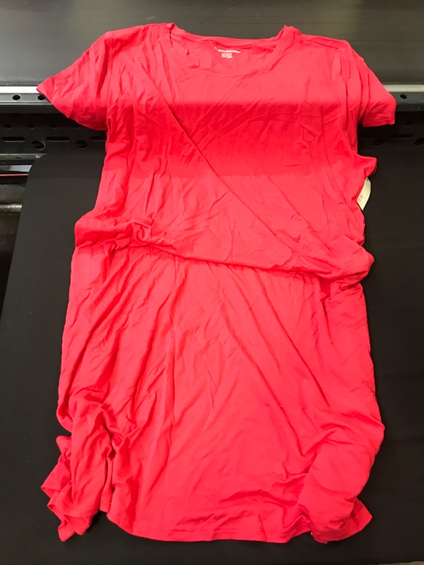 Photo 2 of Amazon Essentials Women's Plus Size Short-Sleeve Scoopneck Swing Dress - Size XL
