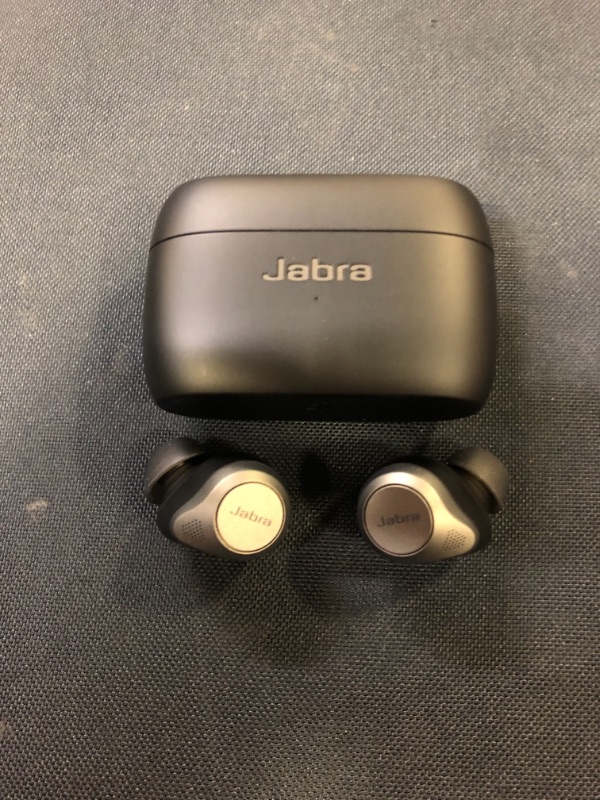 Photo 2 of Jabra Elite 85T True Wireless Bluetooth Noise Cancelling Earbuds (Titanium Black)