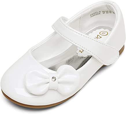 Photo 1 of DREAM PAIRS Adorable Mary Jane Side Bow Buckle Strap Ballerina Flat (Toddler/Little Girl)
size- 5 Toddler
