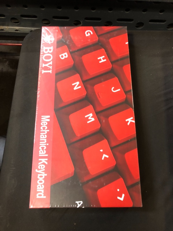 Photo 2 of BOYI Wired 60% Mechanical Gaming Keyboard,Mini RGB Cherry MX Switch PBT Keycaps NKRO Programmable Type-C Keyboard for Gaming and Working (Black Red Rose Color,Cherry MX Red Switch)
sealed 