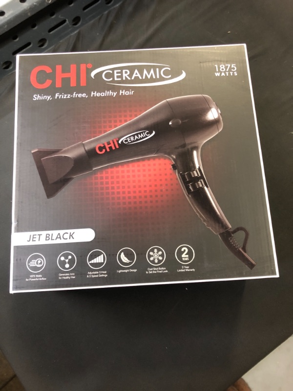 Photo 2 of CHI Ceramic Hair Dryer in Black
sealed 