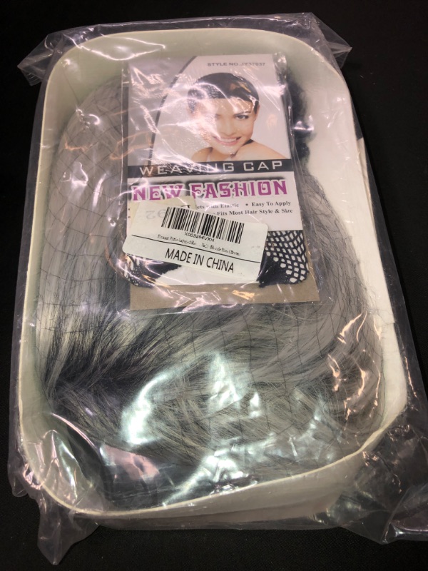 Photo 4 of Elvasen Pixie Layered Short Blonde Wigs for White Black Women Synthetic Hair ?Grey?