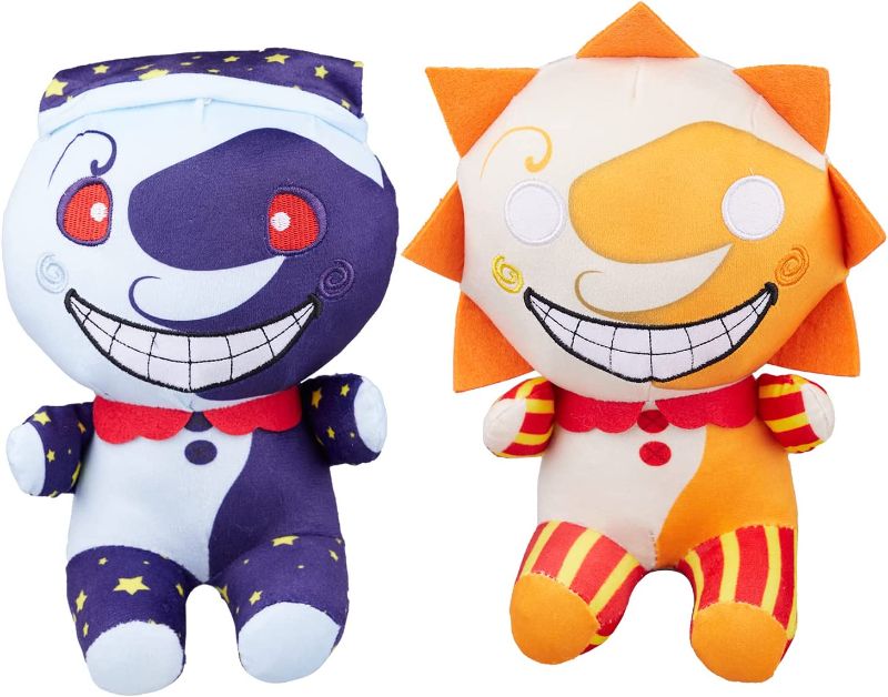 Photo 1 of Horror Game Doll Monster Doll Toy Stuffed Doll Cartoon Plush Toy Game Fan Birthday Gift (Sun and Clown Plush)