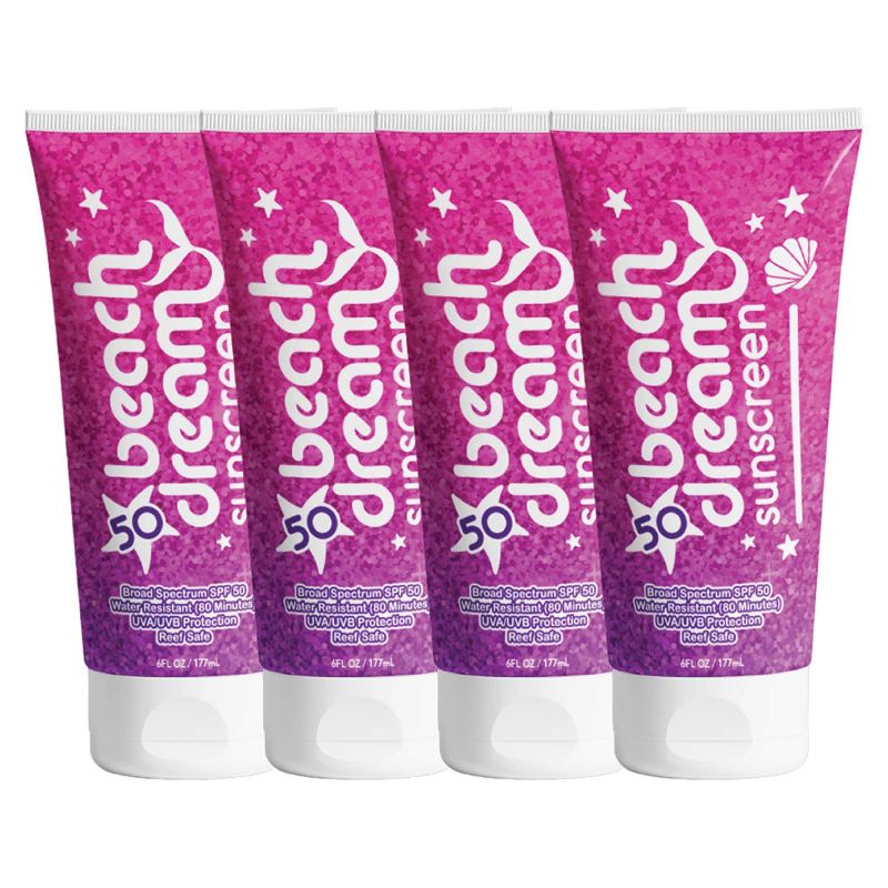 Photo 1 of Beach Dream Reef Safe Sunscreen (4 Pack, SPF 50)