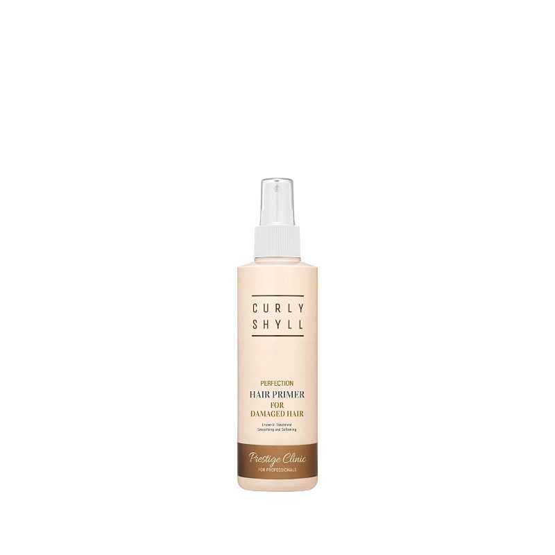 Photo 1 of CURLYSHYLL Perfectioin Hair Primer 6.8 fl.oz / 200ml | Hot Blow Dry Heat Protectant Spray | Infued with Keratin, Argan Oil | Paraben-Free | Prevents Damage & Breakage