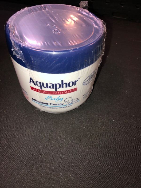 Photo 2 of Aquaphor Baby Healing Ointment Advanced Therapy Skin Protectant, Dry Skin and Diaper Rash Ointment, 14 Oz Jar EXP 03/24