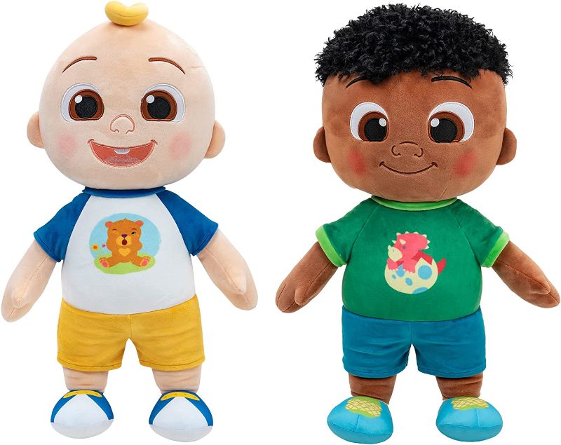 Photo 1 of CoComelon My Buddy JJ & My Friend Cody Plush - 22” Extra Large, Extra Soft Star Character, JJ and his Best Friend, Cody - Toys for Kids and Preschoolers - Amazon Exclusive
