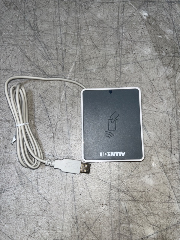 Photo 1 of Identiv Utrust 3700 F Contactless Smart Card Reader (Part No: 905502-1)
UNABLE TO TEST ITEM