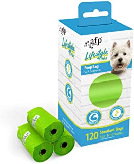Photo 1 of ALL FOR PAWS Lavender Scented Dog Poop Bags,Extra Thick Strong 100% Leak Proof Biodegradable Dog Waste Bags,15 Bags/Roll,8 Roll/Box
