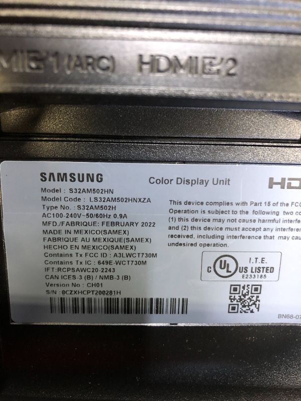 Photo 3 of SAMSUNG M5 Series 32-Inch FHD 1080p Smart Monitor & Streaming TV (Tuner-Free), Netflix, HBO, Prime Video, & More, Apple Airplay, Height Adjustable Stand, Built-in Speakers (LS32AM502HNXZA)
