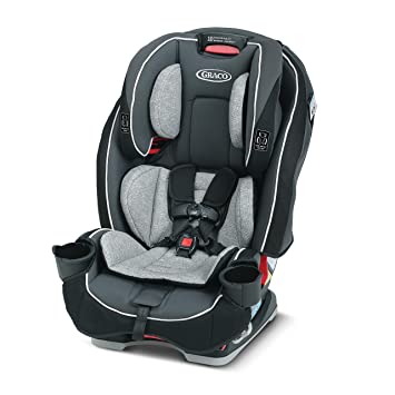 Photo 2 of Graco SlimFit 3 in 1 Car Seat -Slim & Comfy Design Saves Space in Your Back Seat, Darcie, One Size
