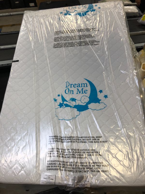 Photo 2 of Dream On Me 3" Extra Firm Portable Crib Mattress, White